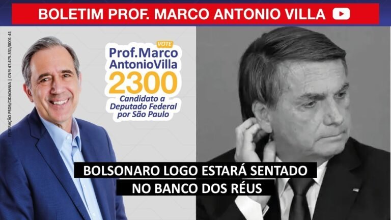 Bolsonaro logo estará sentado no banco dos réus