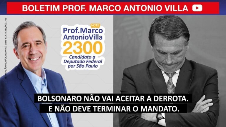 Bolsonaro não vai aceitar a derrota. E não deve terminar o mandato.