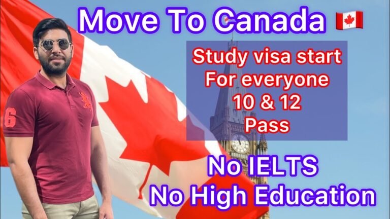 Canada 🇨🇦 Study visa for 10 & 12 Pass Without IELTS Hindi/Urdu