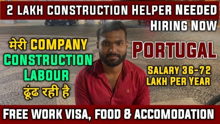 Construction Labour & Helper | Construction Labour & Helper Jobs in Portugal | Jobs in Portugal