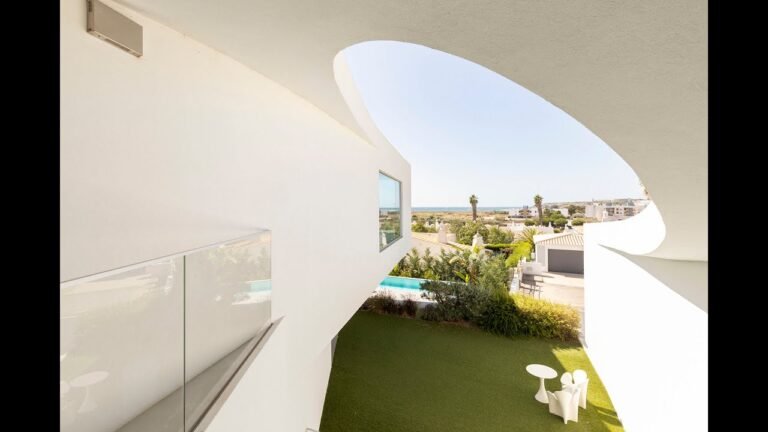 Contemporary design modern villa for sale with beach and sea views in lagos, Western Algarve