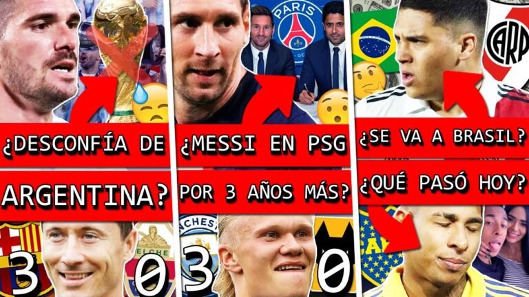 DE PAUL baja a ARGENTINA del MUNDIAL?+ Oferta de PSG a MESSI+ ¿QUINTERO se va?+ ¿Qué pasó con VILLA?