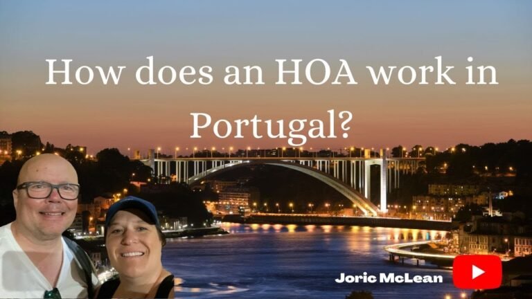 Does Property in Portugal have HOA fees? | How do they work?