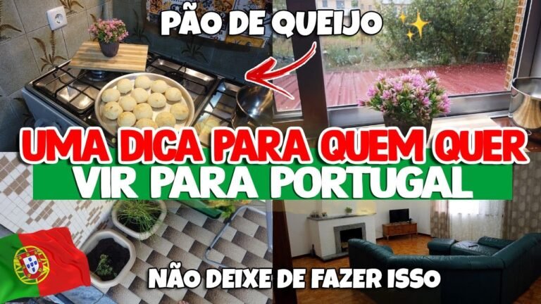 E A CHUVA CHEGOU AQUI | UMA SEMANA PÓS TRABALHO EM PORTUGAL | RECEITA DO MELHOR PÃO DE QUEIJO