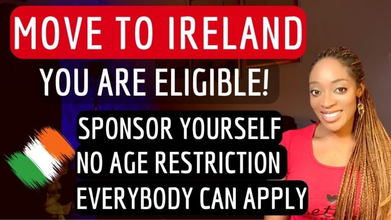 EASY VISA TO IRELAND | MOVE WITH FAMILY | Jobs In Ireland