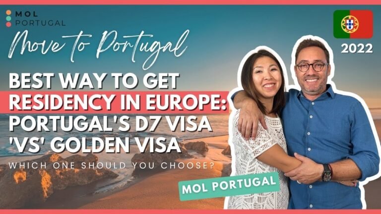 Easiest way to get residency in #Europe: #Portugal D7 Visa 'vs' Golden Visa | Which one is for you?