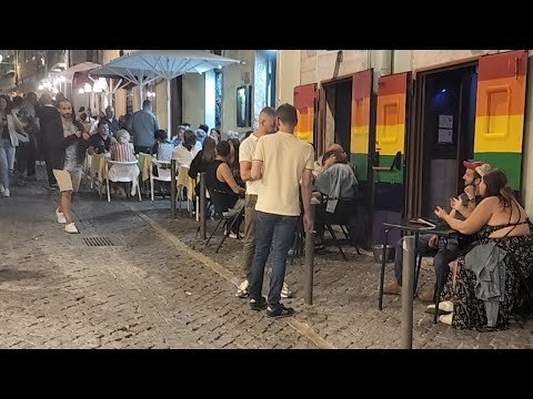 En Vivo juerga Bairro Alto en Lisboa Portugal