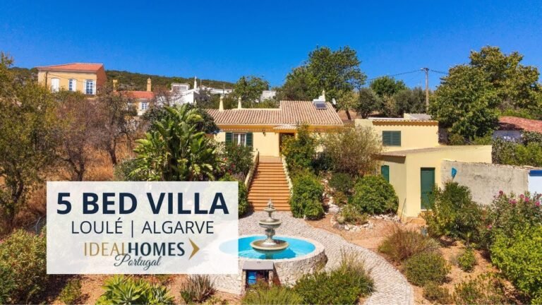 Faro, Algarve – 5 Bedroom Villa with an Annex for sale in São Brás de Alportel!