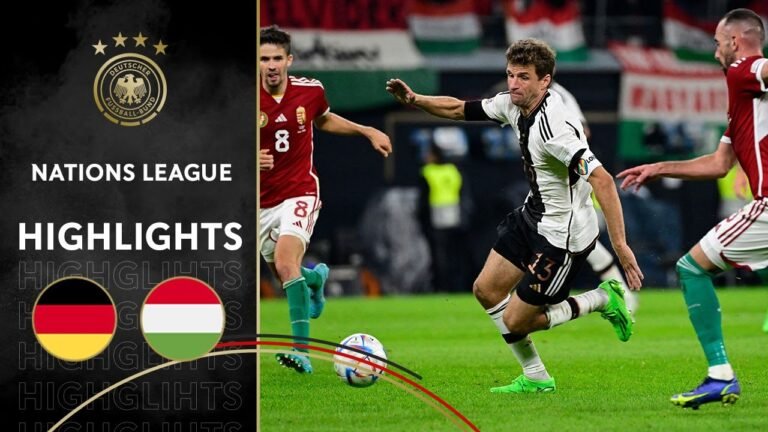 First defeat under Flick | Germany vs. Hungary 0:1 | Highlights | Men Nations League