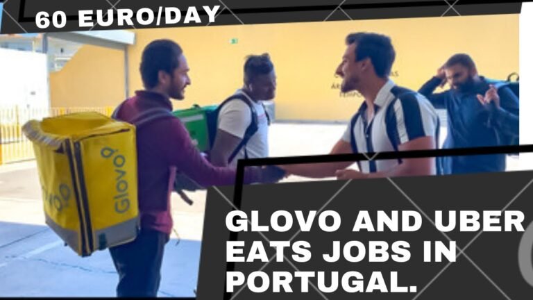 Food delivery jobs in portugal Glovo & Uber eats/ How to start/ income/ salary pacakge/ open ID