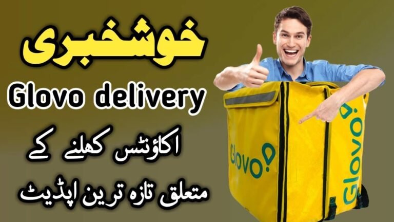 Glovo Delivery Account Opening Good News |