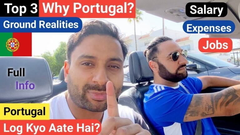 Jobs In Portugal | Monthly Living Expenses & Salary | Why Portugal (हिंदी में)