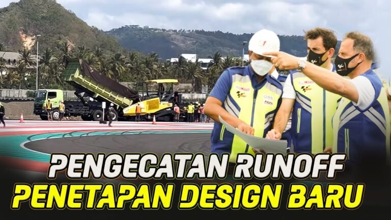 KEPUTUSAN PENETAPAN DESIGN CAT RUNOFF SIRKUIT MANDALIKA JELANG WSBK CATAT PENGECATANYA ‼