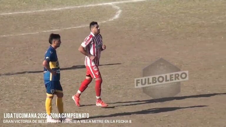 LIGA TUCUMANA 2022: Por Zona Campeonato, triunfazo de Bella Vista frente a Villa Mitre en la fecha 8