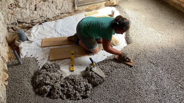 Laying (Yet Another) Limecrete Floor – Portugal Renovation Project #030