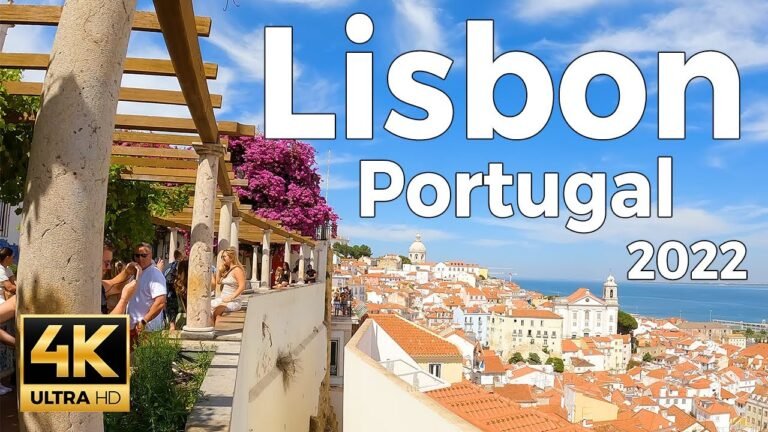 Lisbon, Portugal Walking Tour 2022 (4k Ultra HD 60fps)