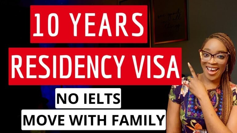 MOVE ABROAD WITH FAMILY | NO IELTS | 10 YEARS RESIDENCY VISA