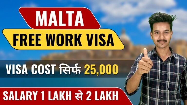 Malta Free Work Visa In 30 Days | How To Apply | Malta Work Permit | Jobs in Malta