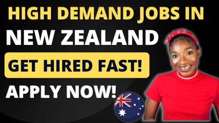 Most In-demand Occupation In New Zealand | Get Hired Fast | Jobs In New Zealand Apply Now