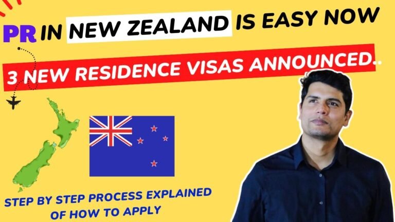 NEW ZEALAND PR IS EASY NOW IN 2022| 3 NEW RESIDENCE VISAS LAUNCHED BY GOVT IN 2022| APPLY FOR NZ PR