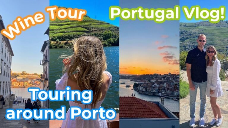 PORTO PORTUGAL TRAVEL VLOG | exploring Porto, Douro valley wine tour + best places to explore