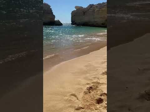 PRAIA DE SÃO RAFAEL / ALBUFEIRA / VIAGEM NERD #shorts #portugal #viagem  #albufeira #destinos #trip