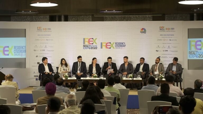 Panel Discussion on 'Trending Immigration by Investment Options across the Globe’ at IREX 2022