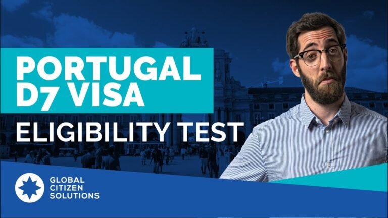 Portugal D7 Visa: Eligibility Test