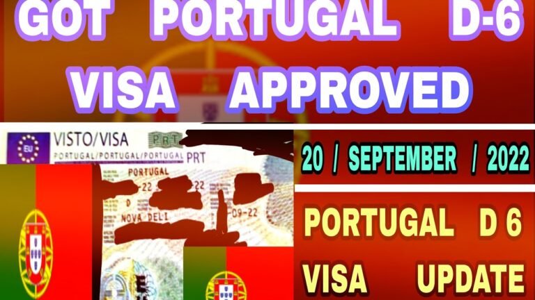 Portugal Family Reunification Visa Approved | Portugal D6 Visa From India 2022 | Portugal D6 Visa