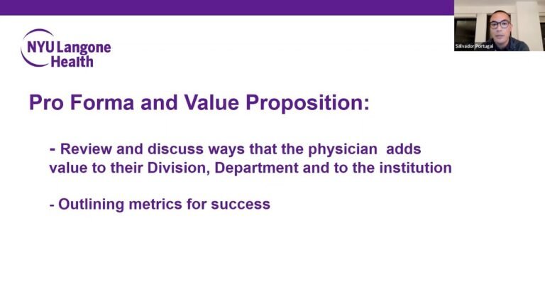 Pro Forma and Value Proposition | AMSSM Sports Economics Webinar Series