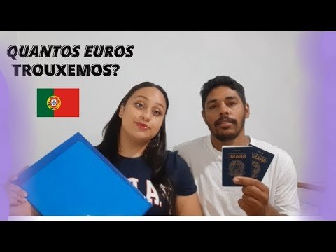 QUANTO GASTAMOS PARA IR MORAR EM PORTUGAL?! 🇵🇹 Quantos Euros trouxemos?! 😱