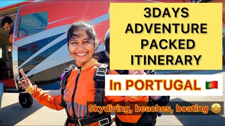 SKYDIVING | Benagil Cave  | Beautiful Beaches | Perfect 3 days Trip in Portugal | TravelWithTannu