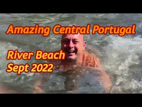 Sobreirinho River Beach Central Portugal – Day out with our 2 dogs Star and Wendy 🏝