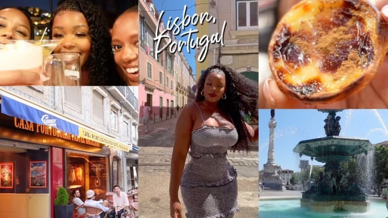 TRAVEL VLOG| LISBON, PORTUGAL🇵🇹 FOOD & WINE TOUR, TIKTOK MADE US DO IT! TIMEOUT MARKET,LIT NIGHTLIFE