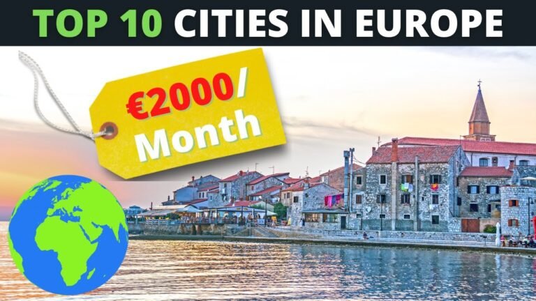 Top 10 Cities in Europe to Retire Early (2022) | Cost of Living Breakdown