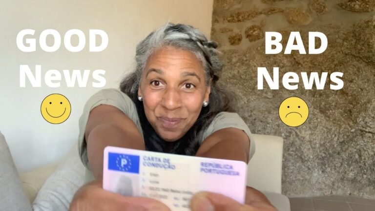 🇬🇧UK to 🇵🇹Portuguese DRIVING Licence EXCHANGE 🚙