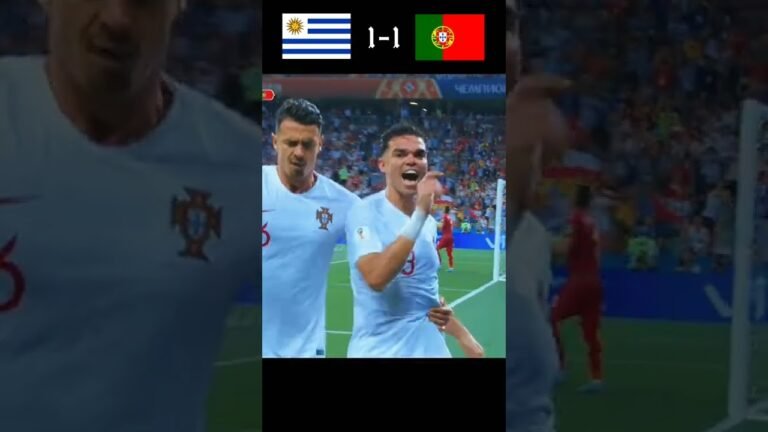 Uruguay vs Portugal FIFA World Cup 2018 #shorts #football #viral