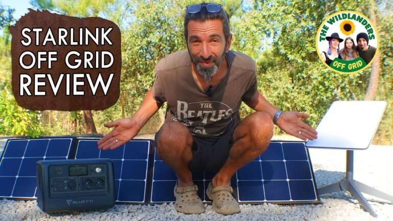 Using Starlink Off Grid – Powered By a Bluetti EB70