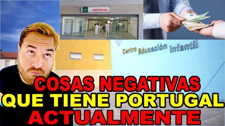 7 cosas NEGATIVAS ⛔️ que tiene ACTUAMENTE PORTUGAL 🇵🇹🇵🇹