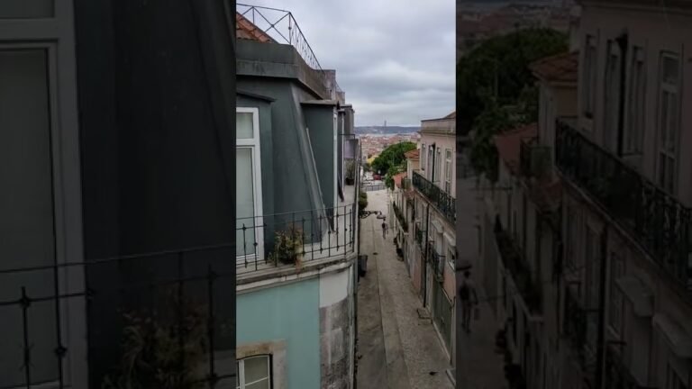 A view from the window in Lisbon