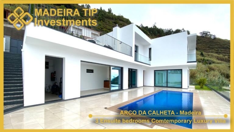 ARCO DA CALHETA – 3 Ensuite Bedroom comtemporary VILLA – CITADELS Paradise – Madeira