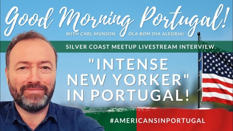 An "Intense New Yorker" in Portugal – A Good Morning Portugal! Meetup Livestream Interview