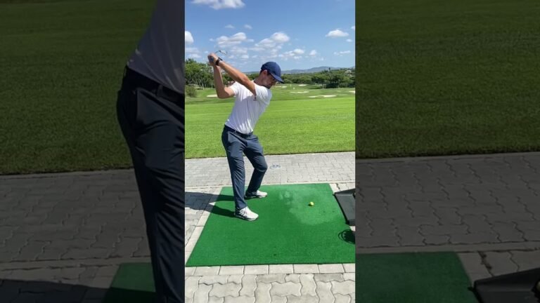 Beautiful golf swing  🏌️‍♂️#short #shorts #tiktok #shortvideo #ytshorts #subscribe #trending