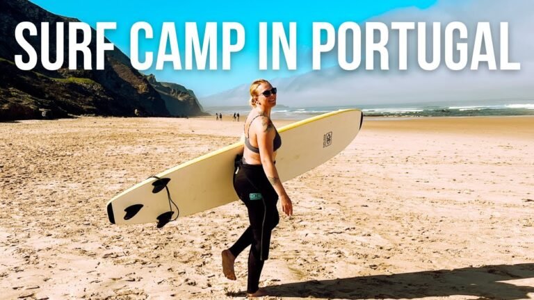 Beginner Surf Camp in Lagos, Portugal vlog | Traveling in Portugal for 2 weeks 🇵🇹