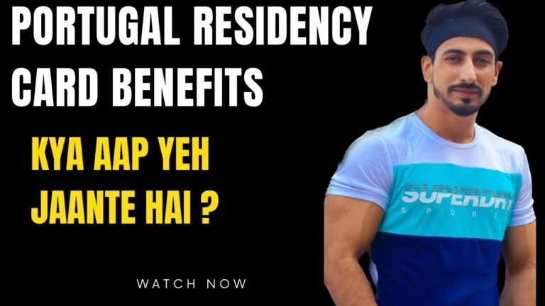 Big benefits of portugal 🇵🇹 residency card.