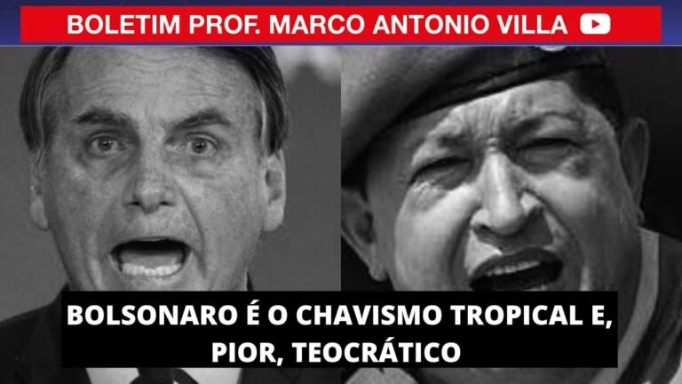 Bolsonaro é o chavismo tropical e, pior, teocrático