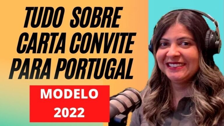 CARTA CONVITE PARA PORTUGAL