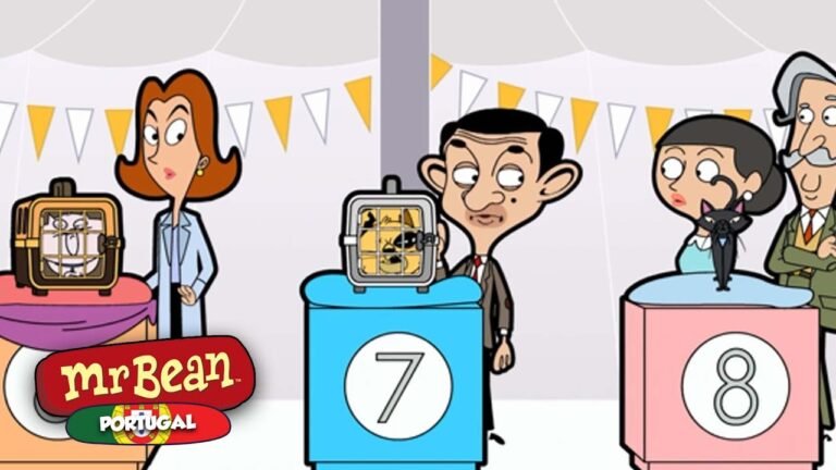 Competição de gatos do Mr. Bean | Clipes engraçados do Mr. Bean | Mr Bean Portugal