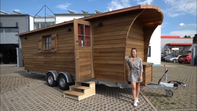 Der GEILSTE ECHTE TINY-HOUSE WOHNWAGEN 2023 der Welt: Tannhäuschen XXL. Innen? Herzinfarkt!