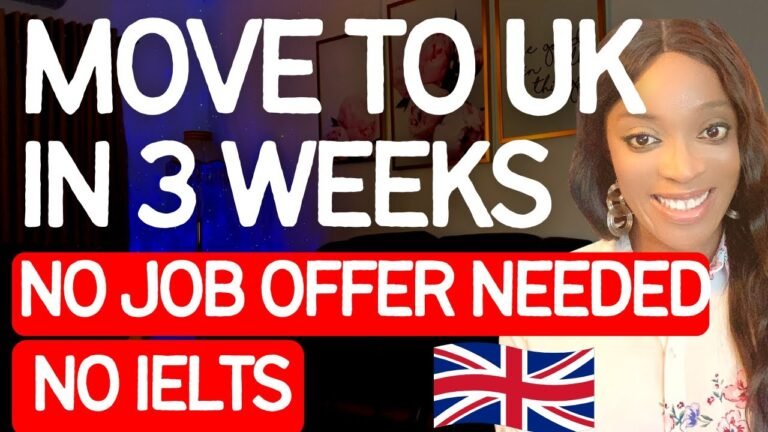 EASY AND FAST UK VISA | MOVE WITH FAMILY IN 3 WEEKS